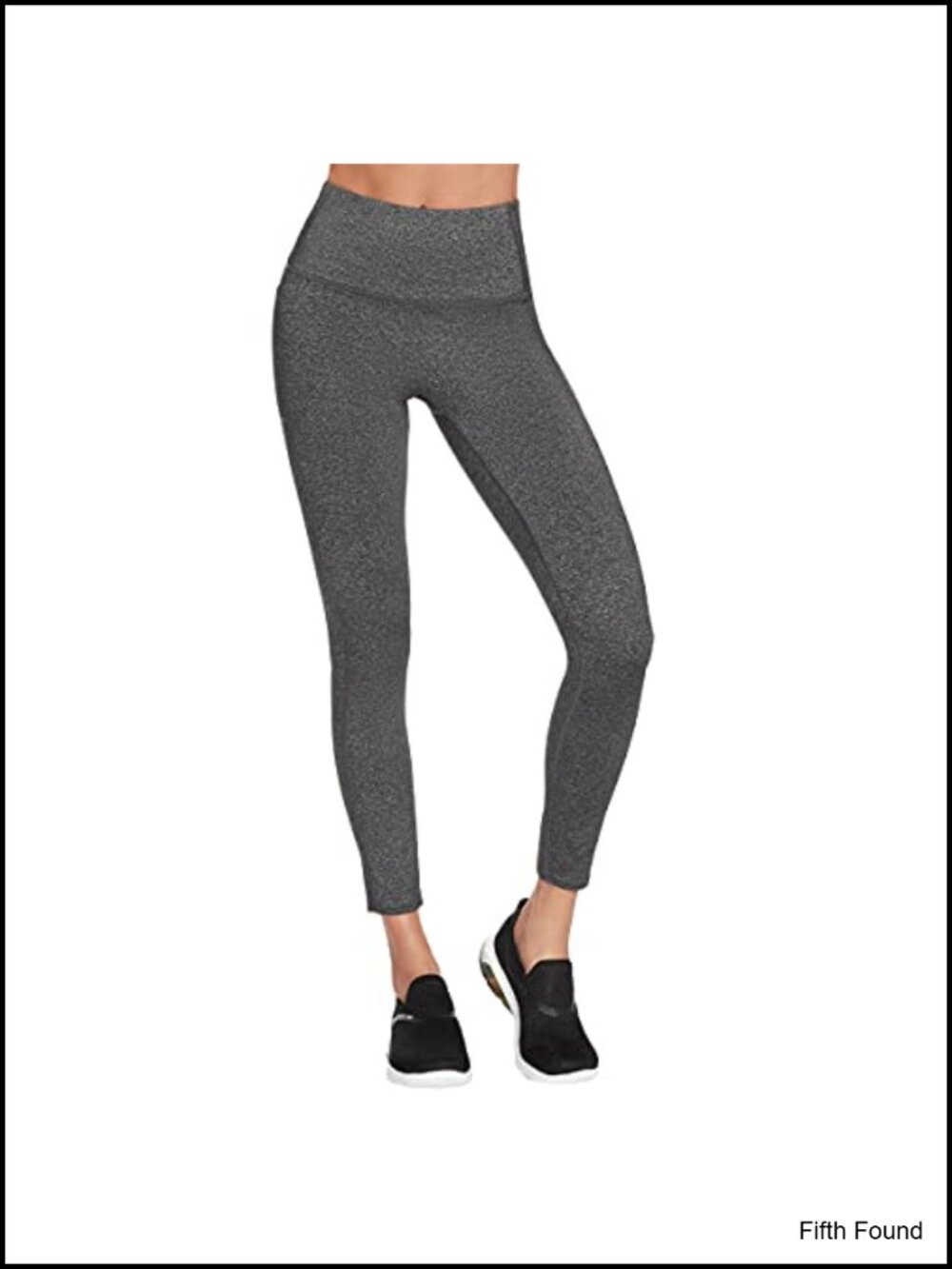 High Waisted Legging Nylon Spandex Side Pockets 26 Inch Inseam Active